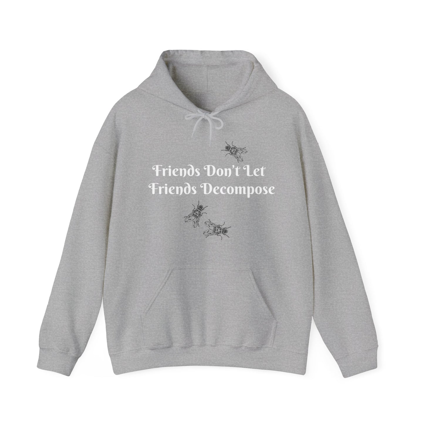 Hoodie - Sarcastic - Friends Don't Let Friends Decompose