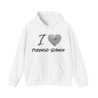 Hoodie - I Love Forensic Science