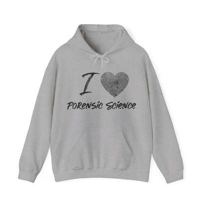 Hoodie - I Love Forensic Science