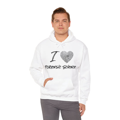 Hoodie - I Love Forensic Science