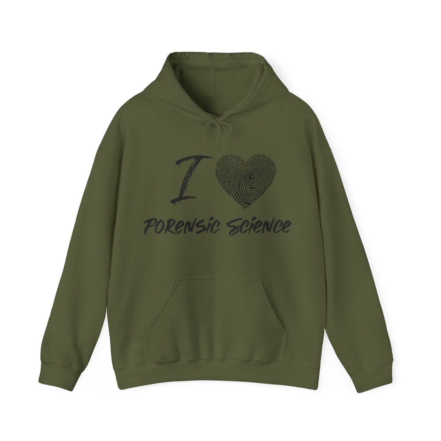 Hoodie - I Love Forensic Science