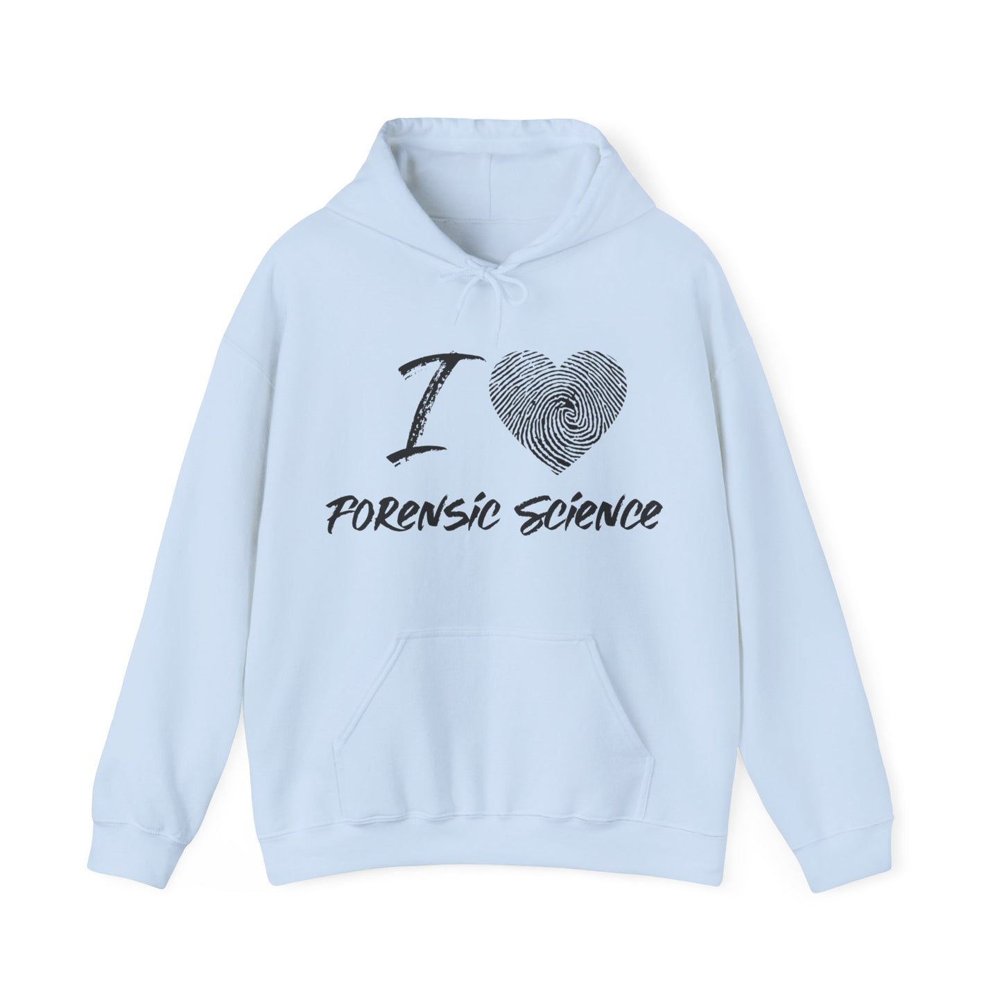 Hoodie - I Love Forensic Science