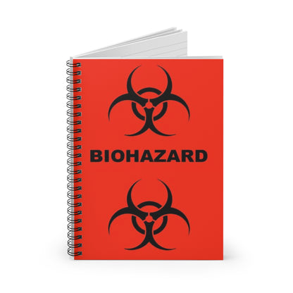 Biohazard Pattern - Spiral Notebook - Ruled Line