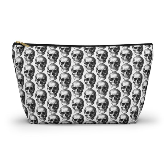 Cosmetic Bag - Skull Pattern- Accessory Pouch Case Makeup Case