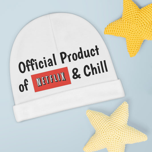 Producto de Netflix &amp; Chill - Gorro para bebé (AOP)