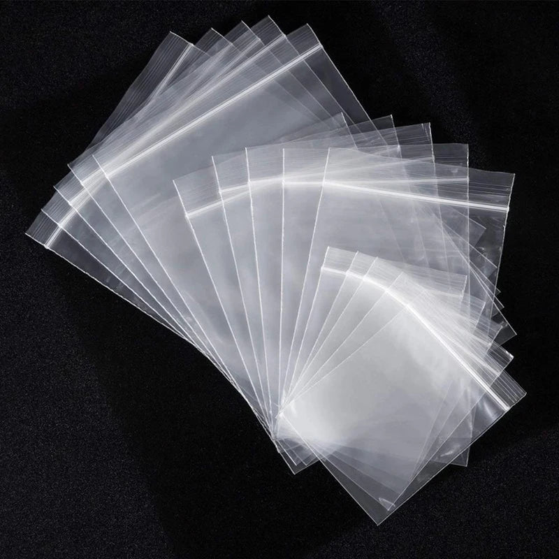 Scene Supplies - Thick Clear Zip Lock Plastic Bags