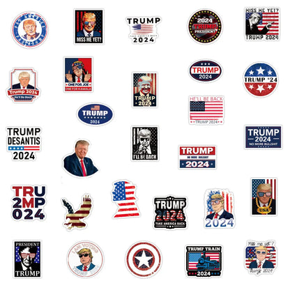 Pro-Trump - Trump 2024 Waterproof Sticker Pack