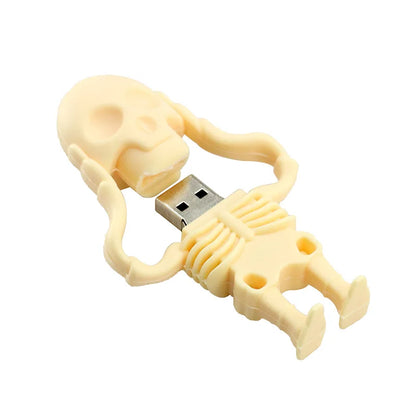 Computer Accessories - Horror - Goth -Cool Skull Skeleton - USB Flash Drive