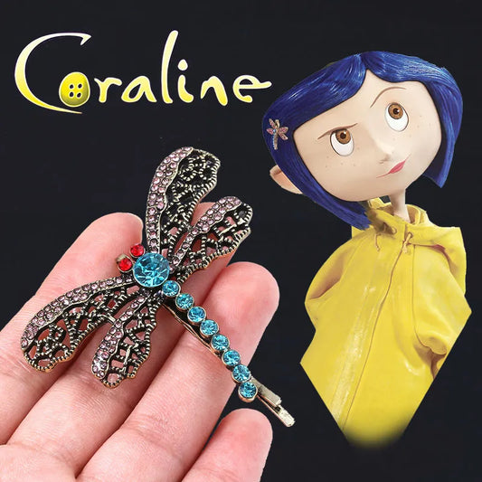 Hair Clip - Necklace - Keychain - Tim Burton - Coraline