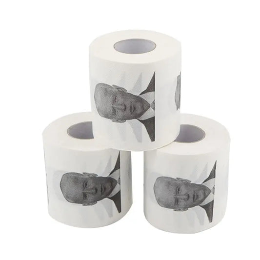 Gag Gift - 2024 Joe Biden Pattern Printed Toilet Paper Roll