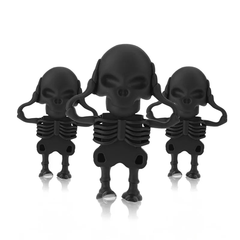 Computer Accessories - Horror - Goth -Cool Skull Skeleton - USB Flash Drive