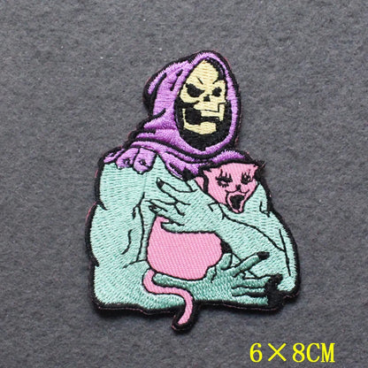 Patches - Horror - Skull - Fun Iron On Patches