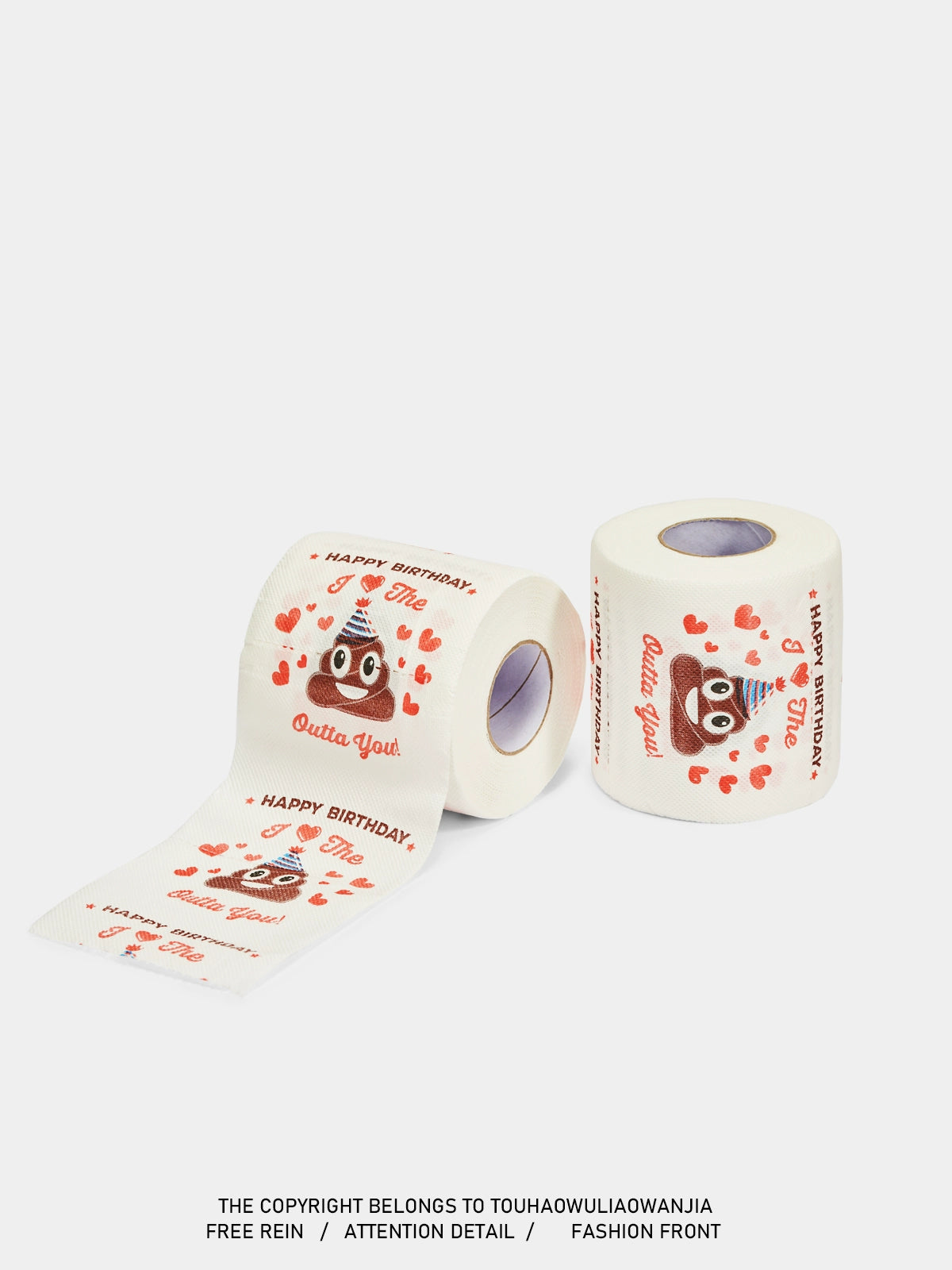 Gag Gifts - Sarcastic - Funny - Poop Emoji Toilet Paper