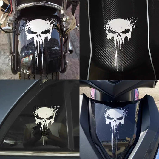 Vehicle Accessories - Vehicle Decal - Sticker - Skull
