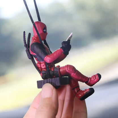 Vehicle Accessories - Funny - Sarcastic - Car Rear View Mirror Pendant or Holiday Ornament - Deadpool