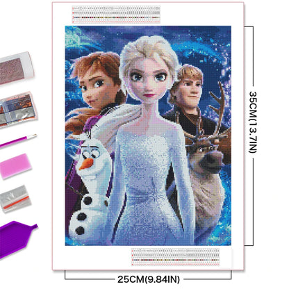 Diamond Painting Kit - Disney - Encanto - Toy Story - Cinderella - Belle - Pinocchio - Aladdin - Frozen