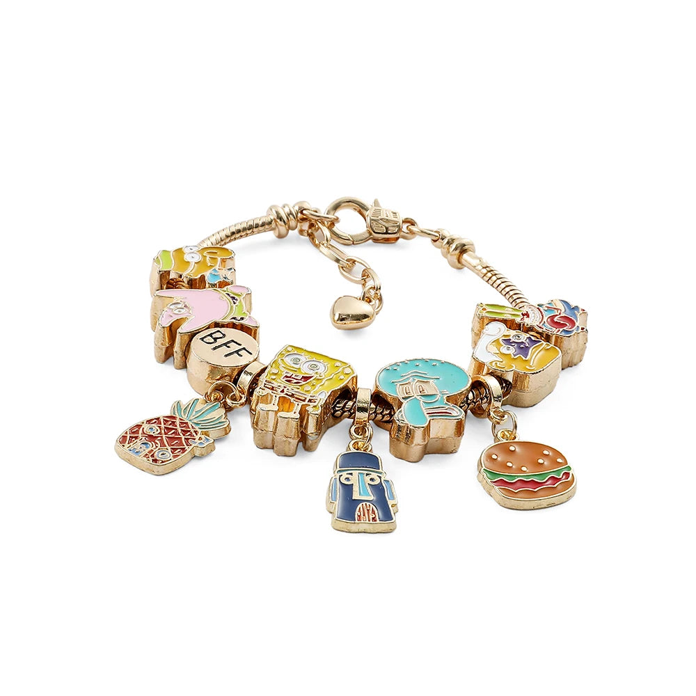 Jewelry - Funny - SpongeBob Squarepants Charm Bracelet