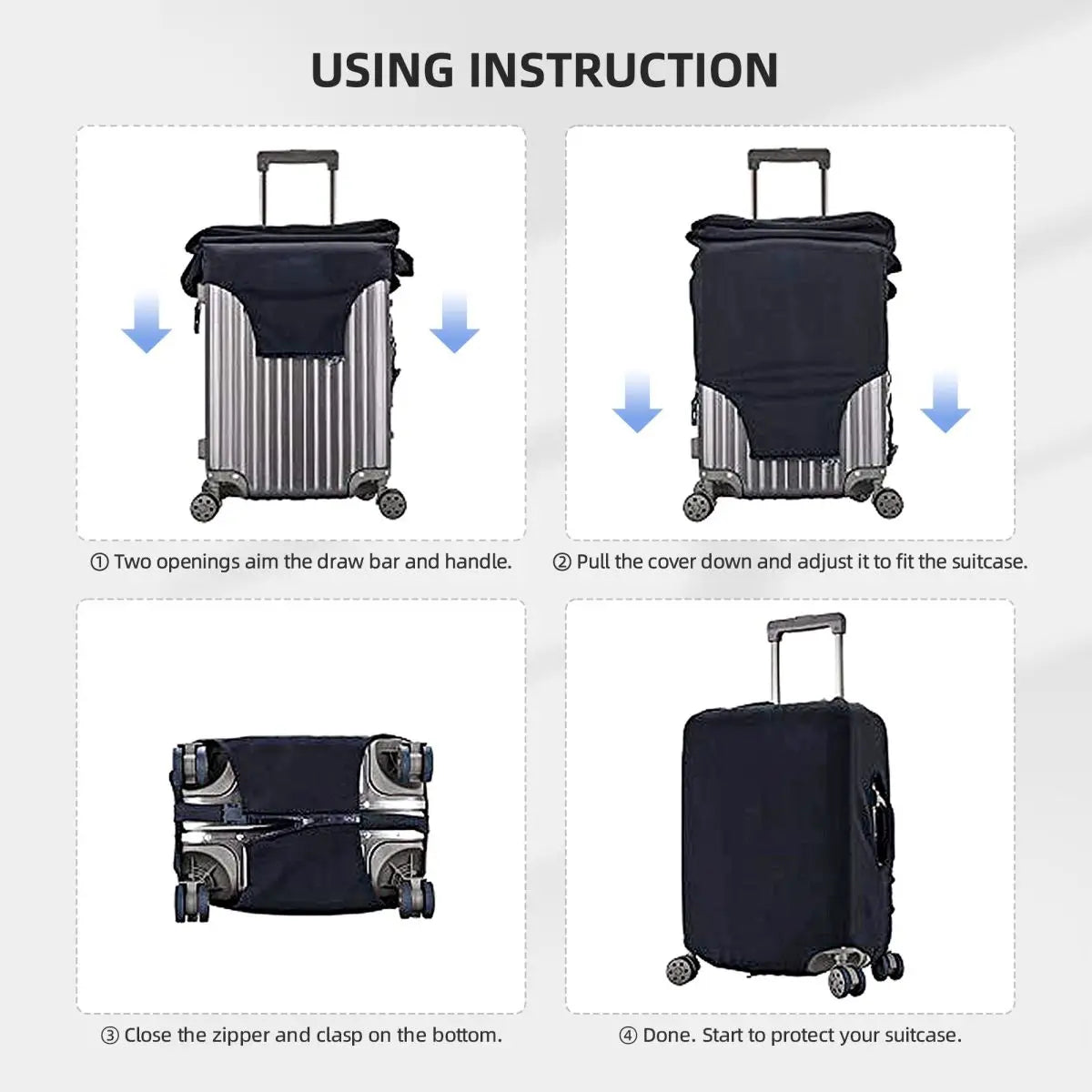 Luggage Cover - Crime Scene - True Crime - Forensic - Crime Scene Do Not Cross Pattern Suitcase Cover