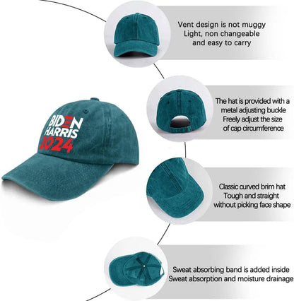 Pro-Biden - Hat - Biden Harris 2024 Hat