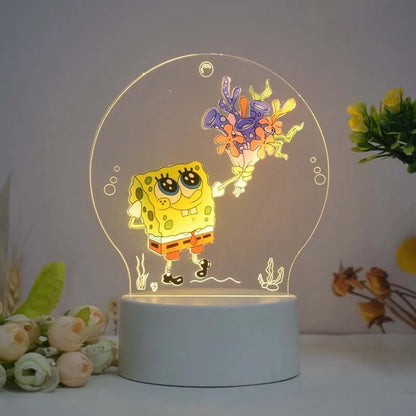 Lamp - Nightlight - SpongeBob SquarePants - Patrick Star 3D Light