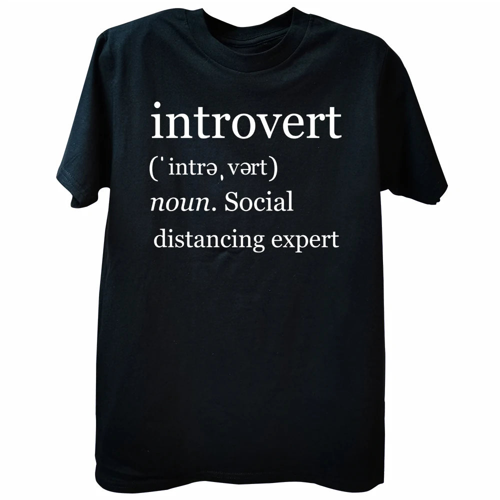 T-Shirt - Sarcastic - Introvert Social Distancing Expert