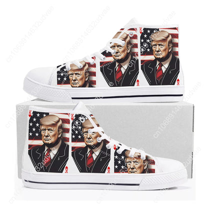 Pro-Trump - Shoes - Trump 2024 High Top Sneakers