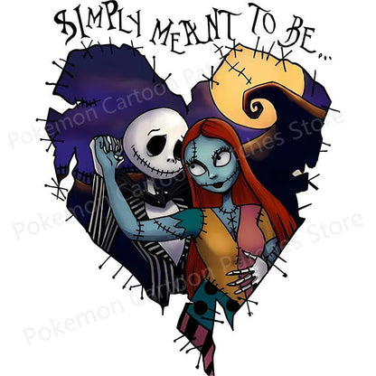 Stickers - Patches - Heat-Transfer Stickers - Disney - Tim Burton - The Nightmare Before Christmas