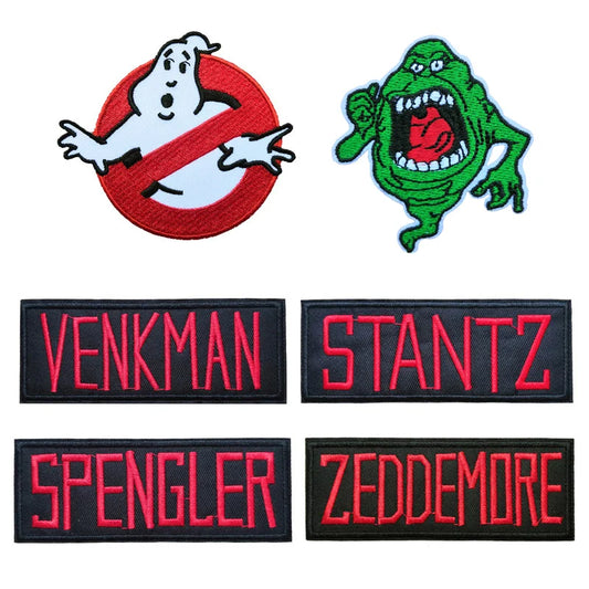 Patches - Horror Movies - Ghostbusters - Psycho - Pennywise - Silence Of The Lambs - Jason - Michael Myers - Iron On Patches