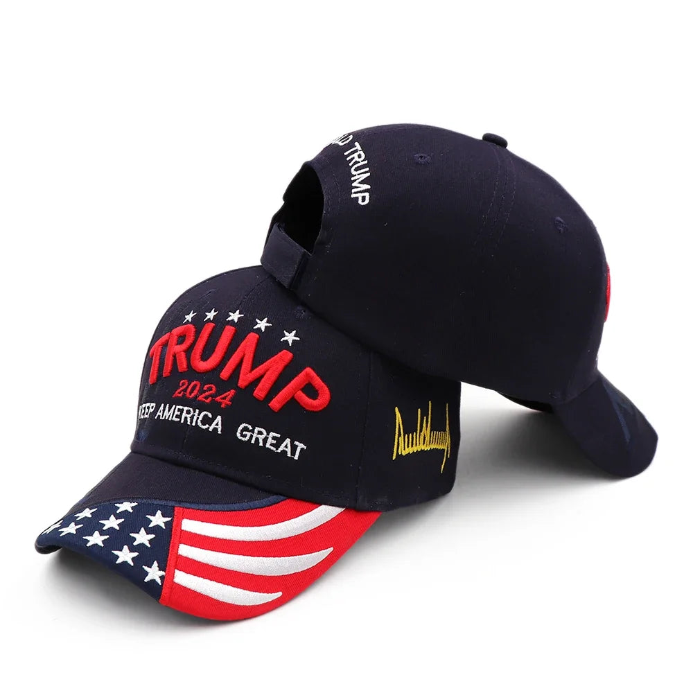 Pro-Trump - Camo Hat- Take America Back Embroidered Hat