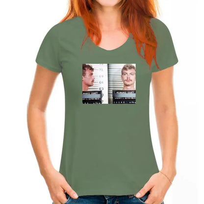 ¿Camiseta-Jeffrey Dahmer camiseta asesino en serie camiseta? Camiseta de moda con estampado informal