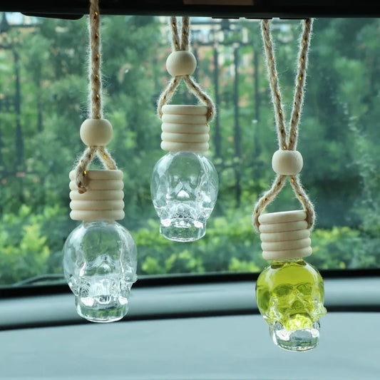 Vehicle Accessories - Car Air Freshener Diffuser - Skull Bottle