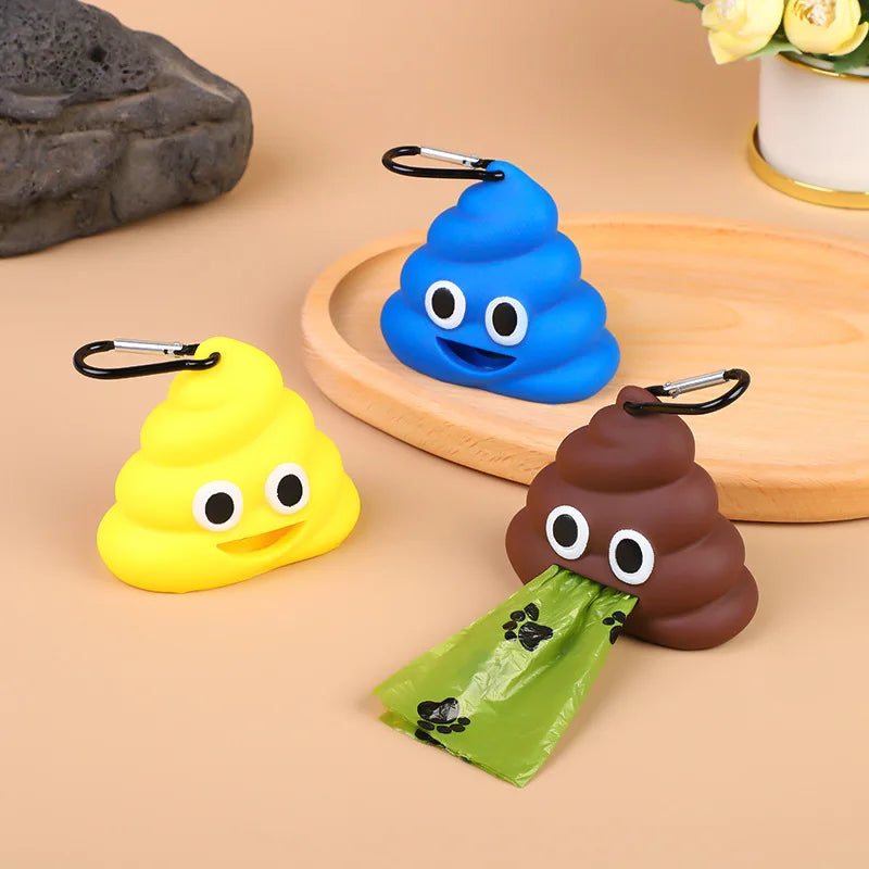 Potty Humor - Creative - Poop Emoji - Dog Poop Bag Dispensers