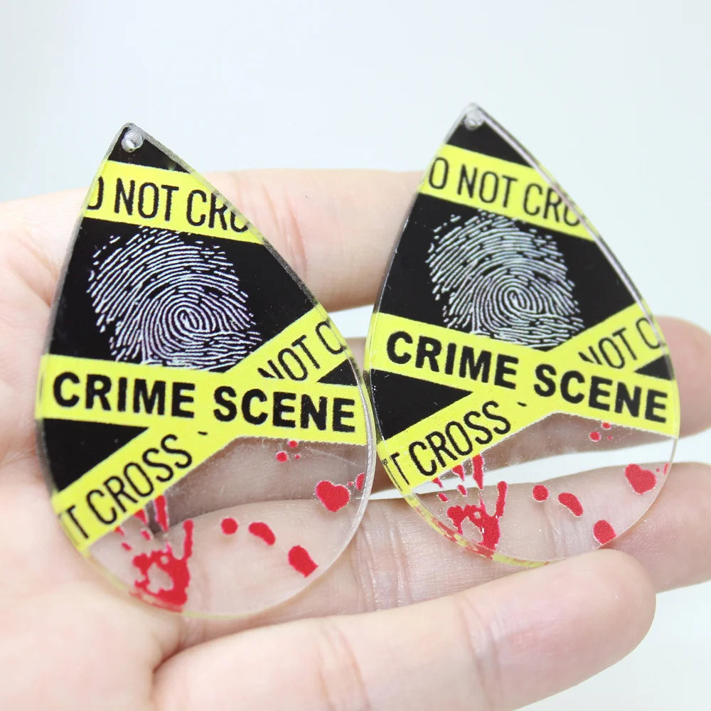 Jewelry - True Crime - Forensics - Acrylic Charms for DIY Jewelry