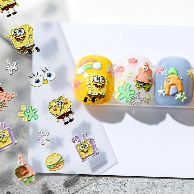 Stickers - SpongeBob SquarePants Thin and Tough Nail Stickers