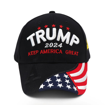 Pro-Trump - Embroidered Donald Trump 2024 Keep America Great Hat