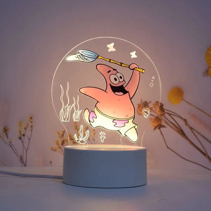 Lamp - Nightlight - SpongeBob SquarePants - Patrick Star 3D Light