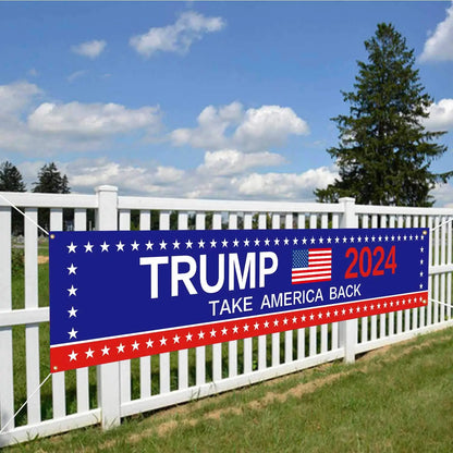 Pro-Trump - Large Banner - Flag - Trump -Keep America Great Again 2024