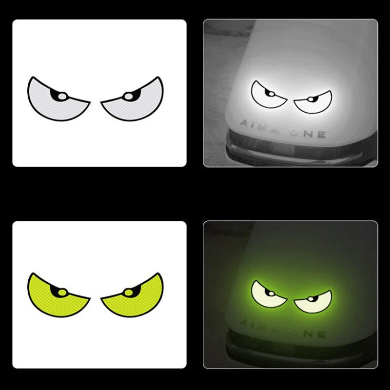 Vehicle Accessories - Sticker - Decal - Monster Eyes - Reflective Stickers