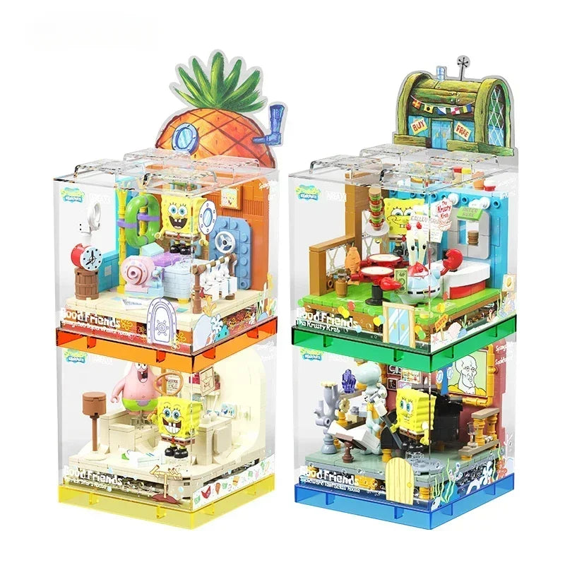 Figurine - Building Blocks - SpongeBob Series Set