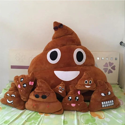 Plushie - Potty Humor - Poop Emoji Stuffies - Gag Gifts