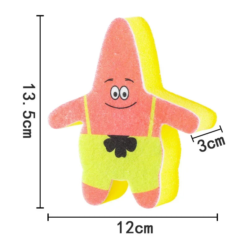 Home Decor - Kitchen Sponges - SpongeBob or Patrick - Sponge - 5 pieces