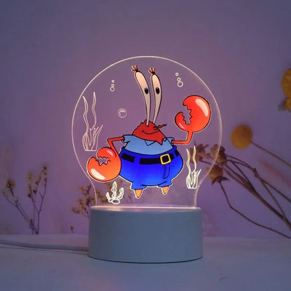 Lamp - Nightlight - SpongeBob SquarePants - Patrick Star 3D Light