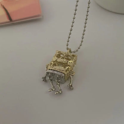 Jewelry - SpongeBob Skeleton - Necklace - Funny