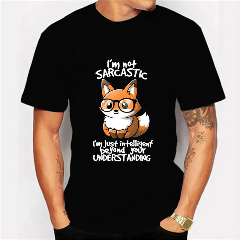 T-Shirt - Sarcastic - Funny - I'm Not Sarcastic I'm Just Intelligent Beyond Your Understanding