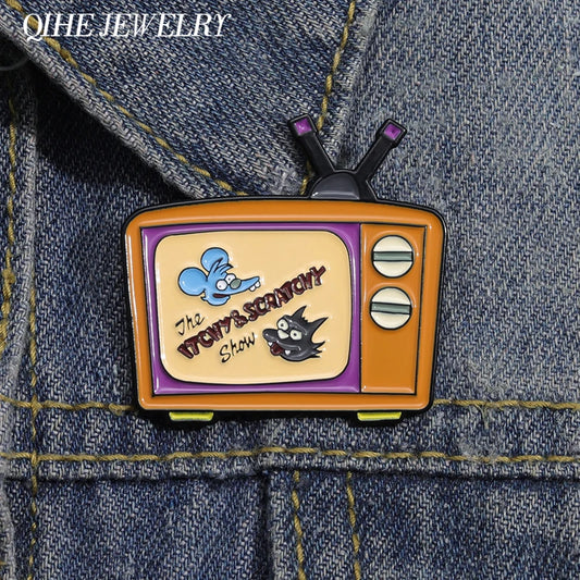 Enamel Pin - Simpsons - Itchy & Scratchy Show Pin