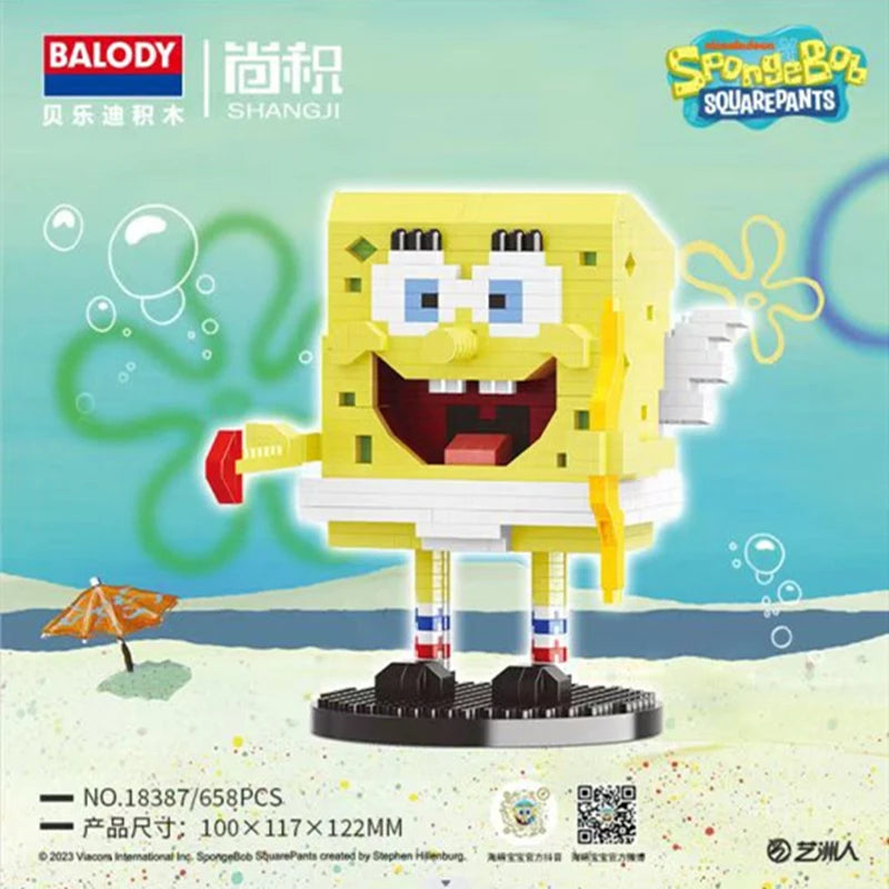 Figurine - Lego Style - Bricks - SpongeBob SquarePants Micro Figurines