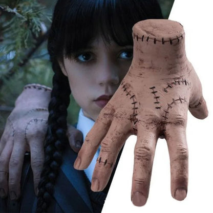 Collectible Figurine - Tim Burton - Halloween - Wednesday Addams - Addams Family Thing Hand