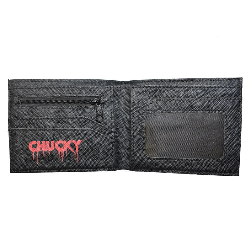 Wallet - Horror - With Coin Pocket ID Card Holder - Chucky - Scream - Child's Play - It - Pennywise