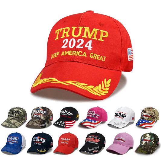 Pro-Trump - Trump 2024 Embroidered Hats