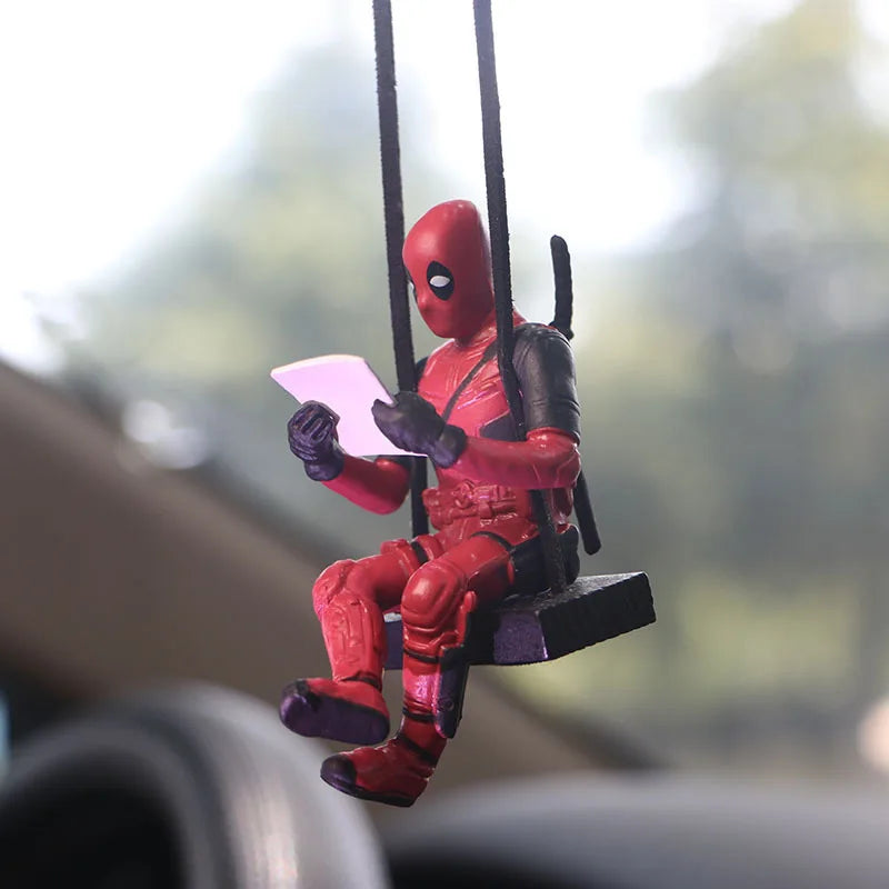 Vehicle Accessories - Funny - Sarcastic - Car Rear View Mirror Pendant or Holiday Ornament - Deadpool